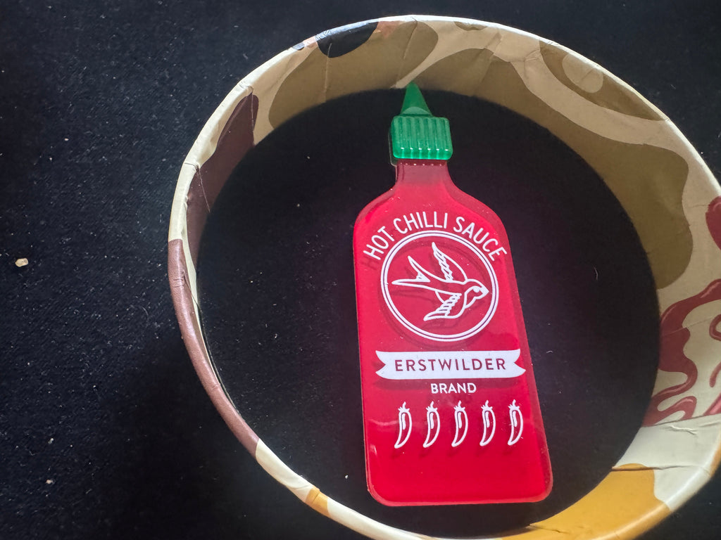 Erstwilder Resin Condiments Collection Brooch - TURN UP THE HEAT