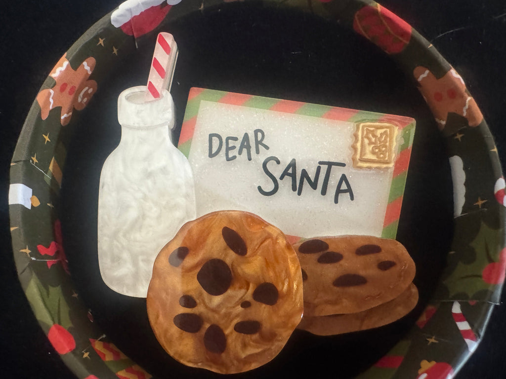 ERSTWILDER MERRY MENAGERIE -Resin Brooch - MIDNIGHT SNACK STATION